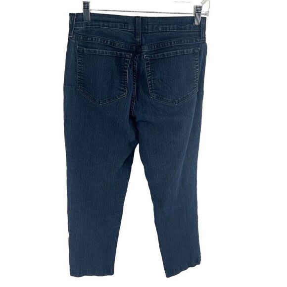 Not Your Daughters Jeans Women's Slim Straight leg Dark Denim 10 Blue - Picture 4 of 12